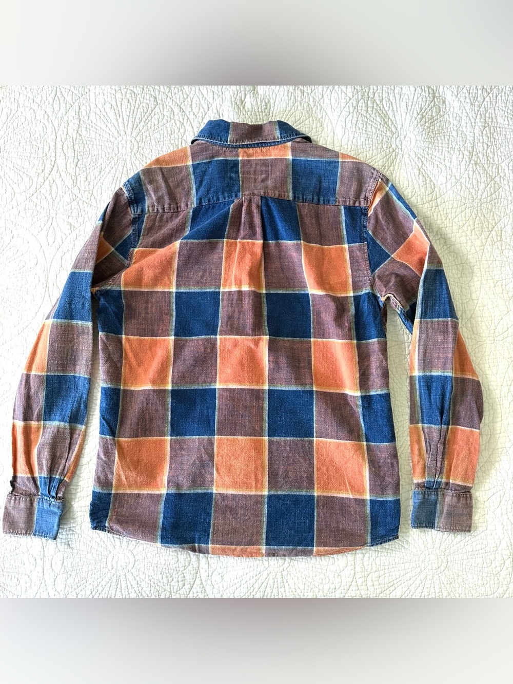 32 Bar Blues Long Sleeve Button Up Shirt Mens Small - Picture 2 of 7